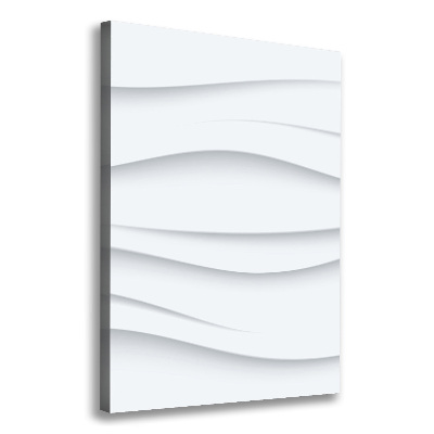 Quadro foto su tela verticale Onde astratte