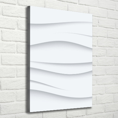 Quadro foto su tela verticale Onde astratte