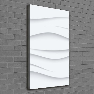 Quadro foto su tela verticale Onde astratte