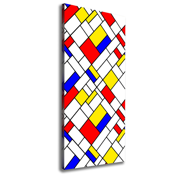 Quadro su tela canvas verticale Astrazione