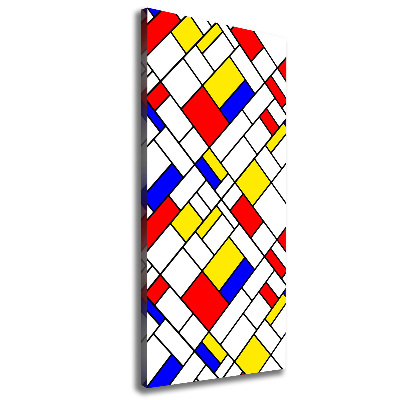 Quadro su tela canvas verticale Astrazione