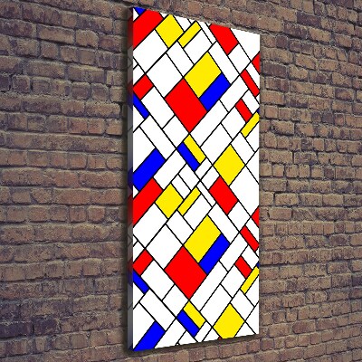 Quadro su tela canvas verticale Astrazione