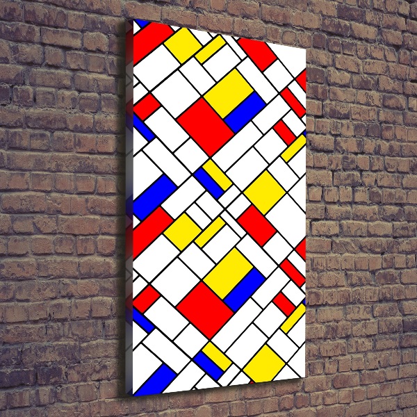 Quadro su tela canvas verticale Astrazione