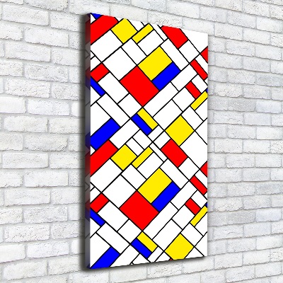 Quadro su tela canvas verticale Astrazione