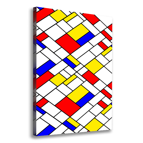 Quadro su tela canvas verticale Astrazione