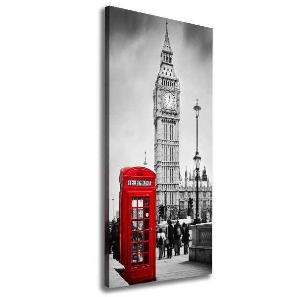 Quadro su tela canvas verticale Big Ben di Londra