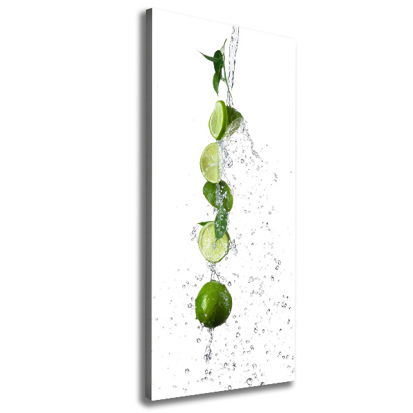 Quadro su tela canvas verticale Lime
