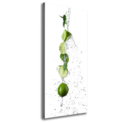Quadro su tela canvas verticale Lime