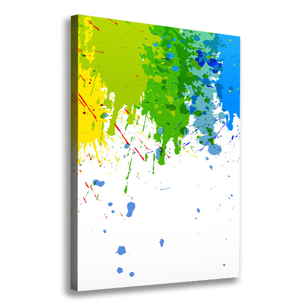 Quadro foto su tela verticale Arcobaleno astratto