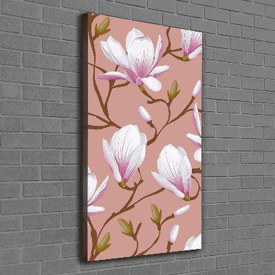 Stampa quadro su tela verticale Magnolia