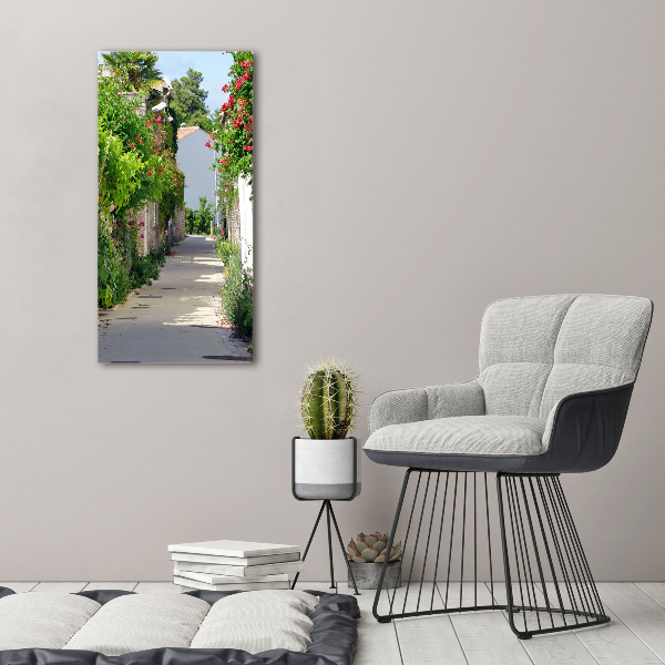 Quadro su tela canvas verticale Strade francesi