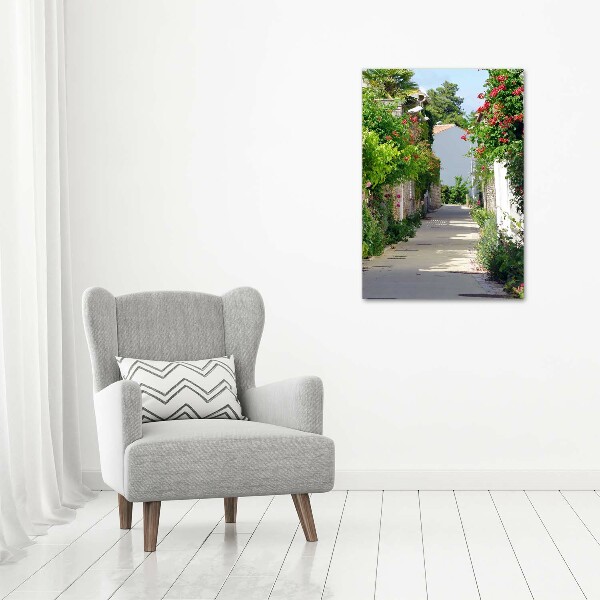 Quadro su tela canvas verticale Strade francesi