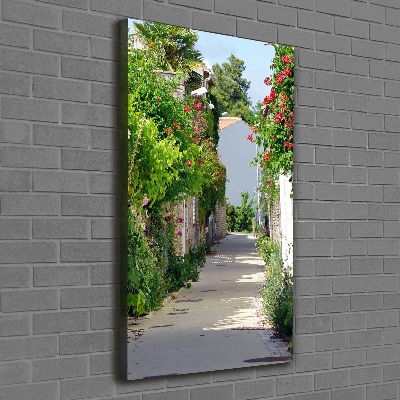 Quadro su tela canvas verticale Strade francesi