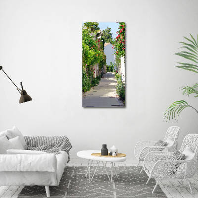 Quadro su tela canvas verticale Strade francesi
