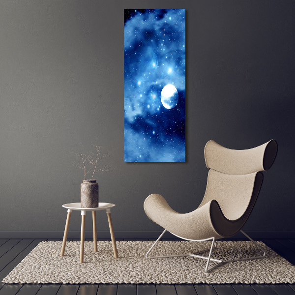 Quadro su tela canvas verticale Luna piena