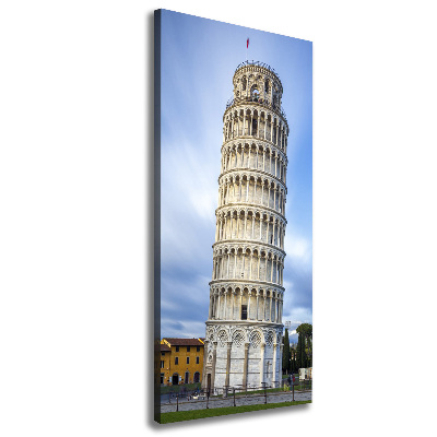 Quadro foto su tela verticale Torre Pendente di Pisa