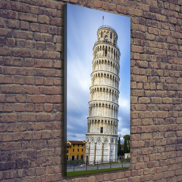 Quadro foto su tela verticale Torre Pendente di Pisa