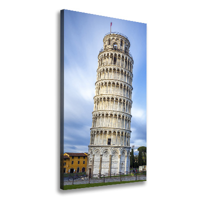 Quadro foto su tela verticale Torre Pendente di Pisa