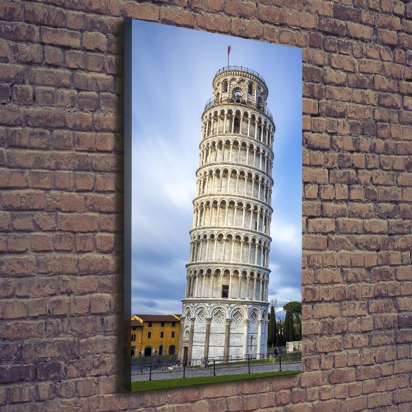 Quadro foto su tela verticale Torre Pendente di Pisa