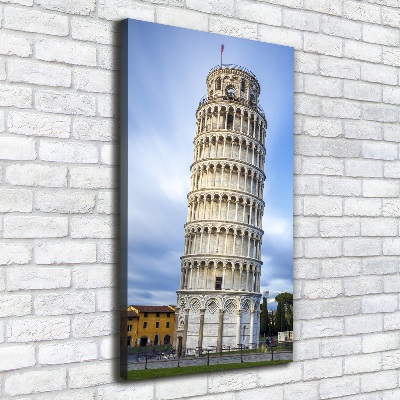 Quadro foto su tela verticale Torre Pendente di Pisa
