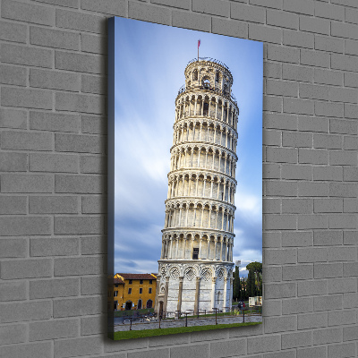 Quadro foto su tela verticale Torre Pendente di Pisa