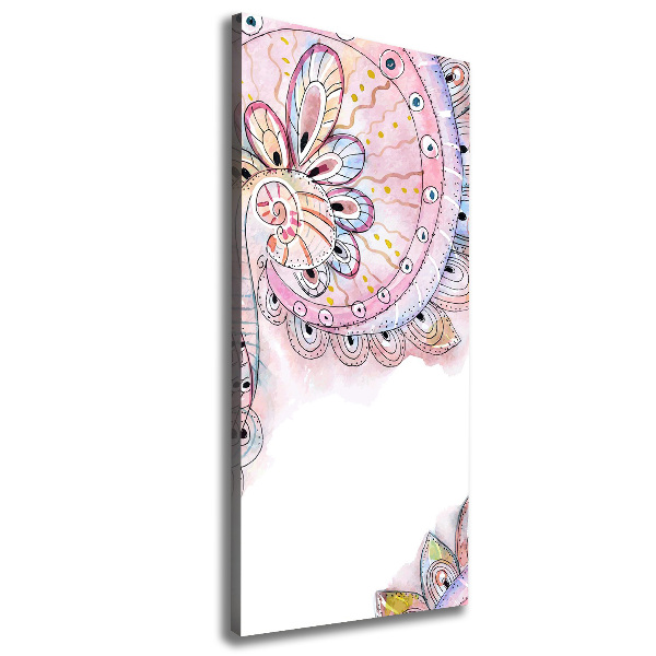 Quadro foto su tela verticale Modello astratto