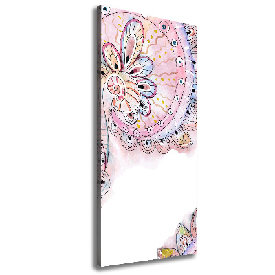 Quadro foto su tela verticale Modello astratto