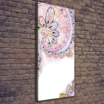 Quadro foto su tela verticale Modello astratto