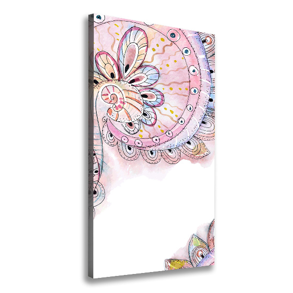 Quadro foto su tela verticale Modello astratto