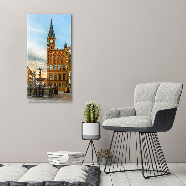 Quadro su tela canvas verticale Danzica, Polonia