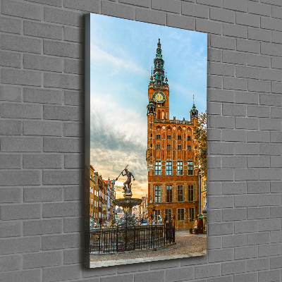 Quadro su tela canvas verticale Danzica, Polonia
