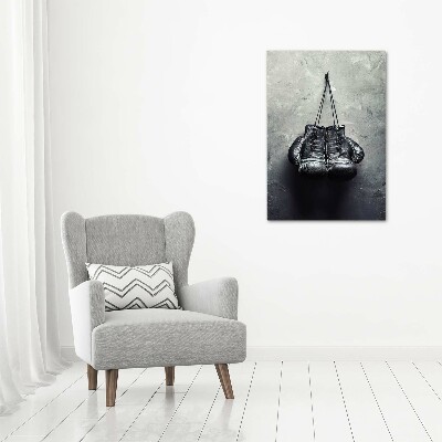 Quadro su tela canvas verticale Guantoni da boxe