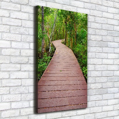 Quadro su tela canvas verticale Sentiero nella giungla