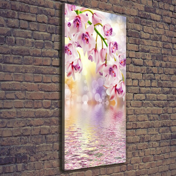 Quadro su tela canvas verticale Orchidea