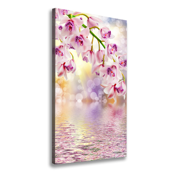 Quadro su tela canvas verticale Orchidea