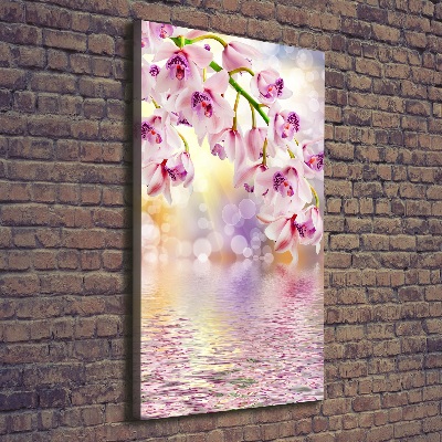 Quadro su tela canvas verticale Orchidea