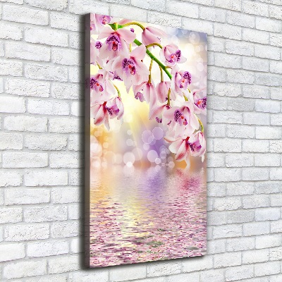 Quadro su tela canvas verticale Orchidea