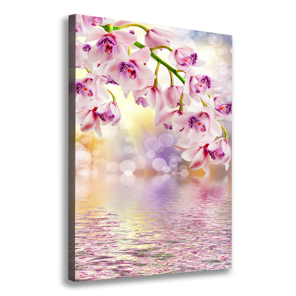 Quadro su tela canvas verticale Orchidea