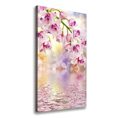 Quadro su tela canvas verticale Orchidea