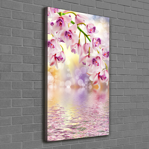 Quadro su tela canvas verticale Orchidea