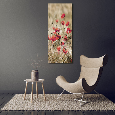 Quadro foto su tela verticale Fiori selvatici