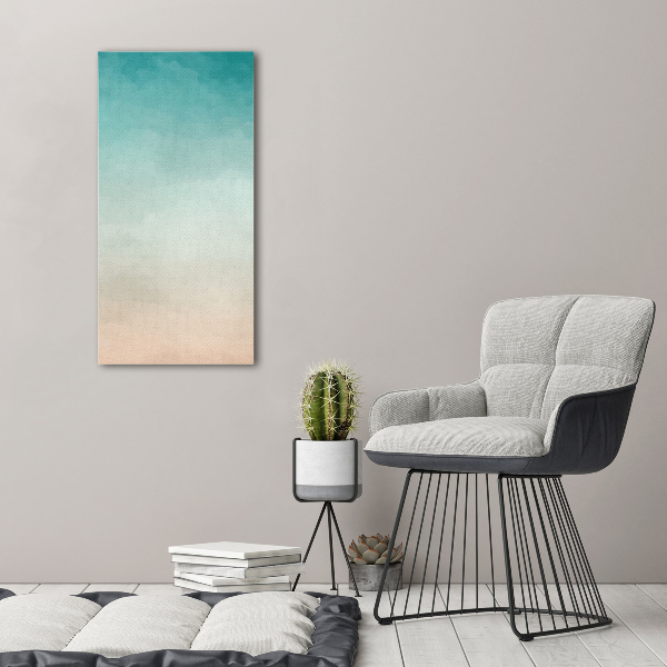 Quadro foto su tela verticale Fumo