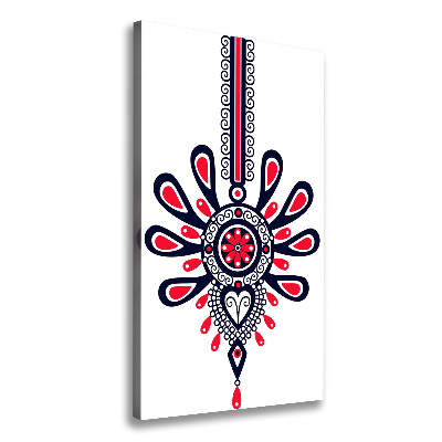 Quadro foto su tela verticale Modello popolare polacco