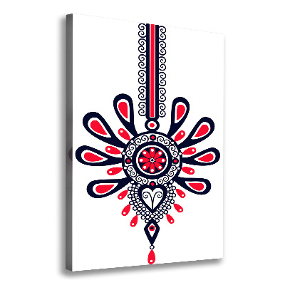 Quadro foto su tela verticale Modello popolare polacco