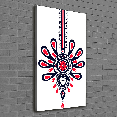 Quadro foto su tela verticale Modello popolare polacco