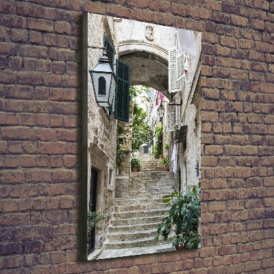 Quadro su tela canvas verticale Le strade di Dubrovnik