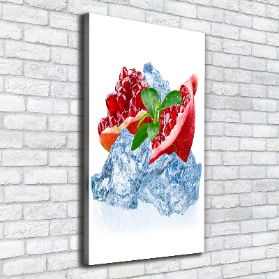 Quadro su tela canvas verticale Granata