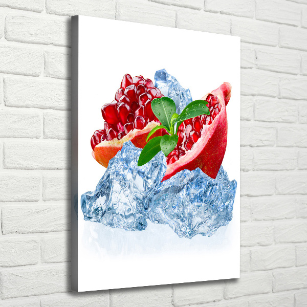 Quadro su tela canvas verticale Granata