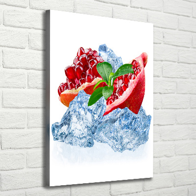 Quadro su tela canvas verticale Granata