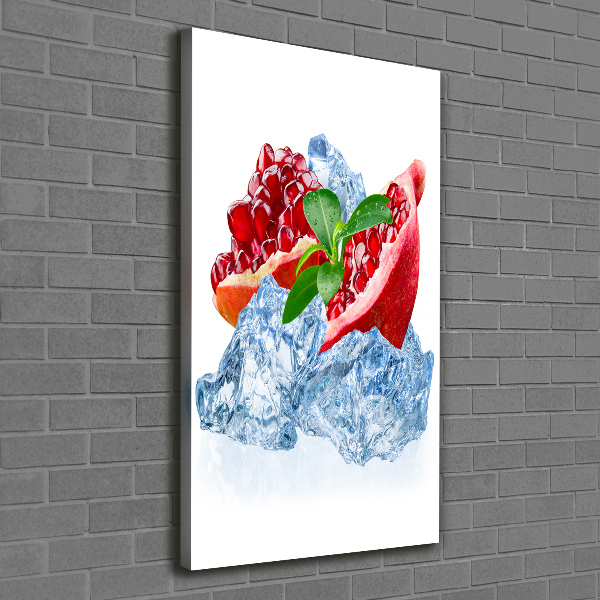 Quadro su tela canvas verticale Granata